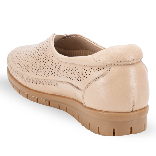 ESSEL-G Kadın Deri Ayakkabı Açık Vizon - 3