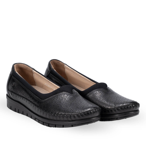 EVINA-G Kadın Ayakkabı Siyah - Forelli (1)