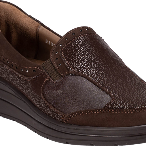 FAYE-H Kadın Deri Hallux Ayakkabı Kahve - 5