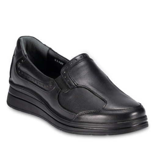 FAYE-H Kadın Deri Hallux Ayakkabı Siyah Napa - 3