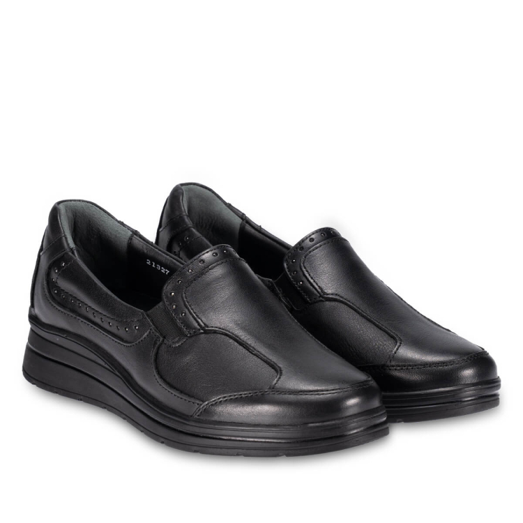 FAYE-H Kadın Deri Hallux Ayakkabı Siyah Napa - Forelli (1)