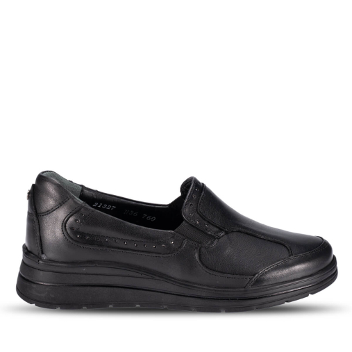 FAYE-H Kadın Deri Hallux Ayakkabı Siyah Napa - Forelli