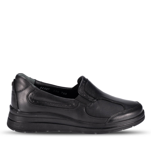 FAYE-H Kadın Deri Hallux Ayakkabı Siyah Napa 