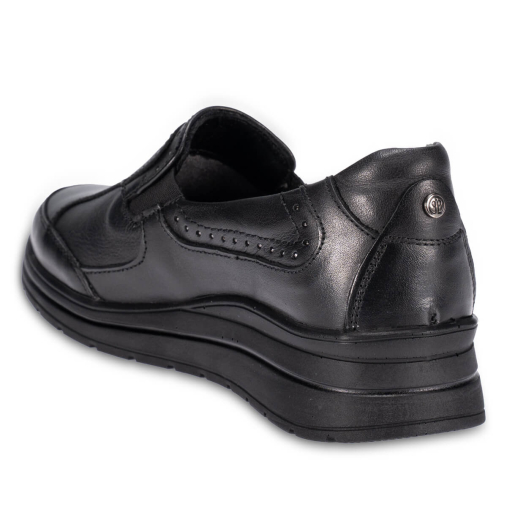 FAYE-H Kadın Deri Hallux Ayakkabı Siyah Napa - 4