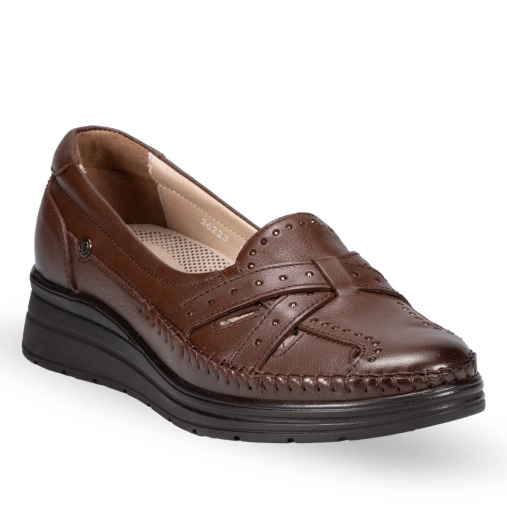 FELICE-H Kadın Deri Ayakkabı Taba - 3