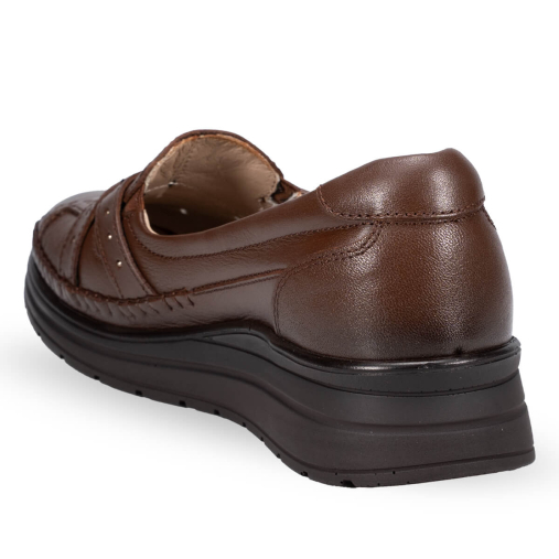 FELICE-H Kadın Deri Ayakkabı Taba - 4