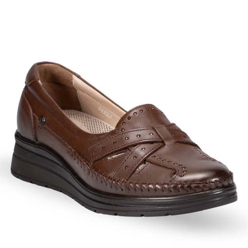 FELICE-H Kadın Deri Ayakkabı Taba - 3