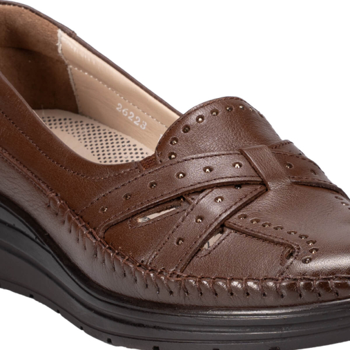 FELICE-H Kadın Deri Ayakkabı Taba - 5