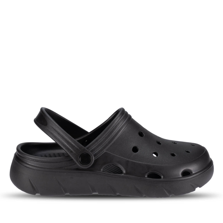 FLY-G Unisex Eva Terlik Siyah-Siyah - Forelli