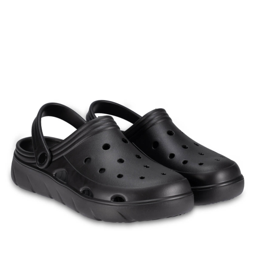 FLY-G Unisex Eva Terlik Siyah-Siyah - Forelli (1)