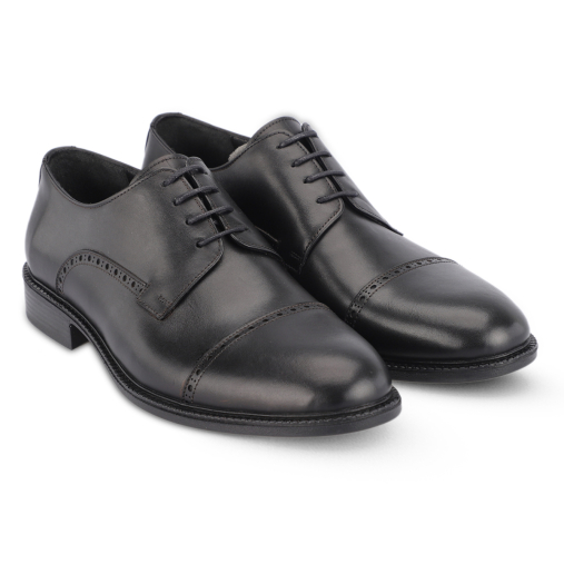 VEGA-G Erkek Deri Ayakkabı Siyah - 2