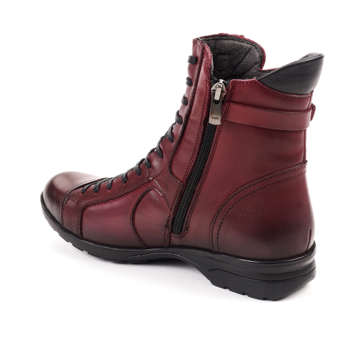 RETRO-G Kadın Deri Bot Bordo - Forelli (1)