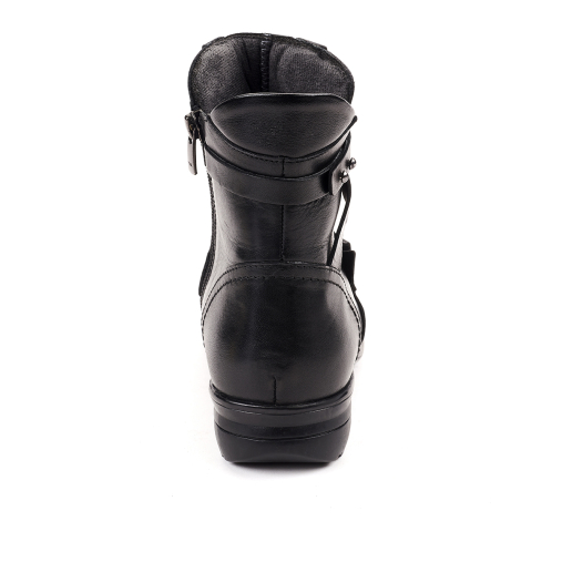 RETRO-G Kadın Deri Bot Siyah - 3