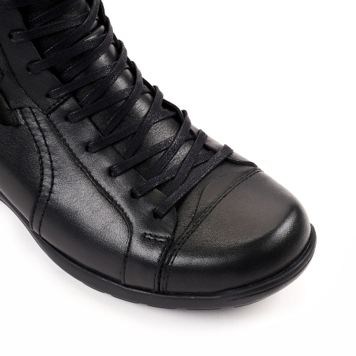 RETRO-G Kadın Deri Bot Siyah - 5