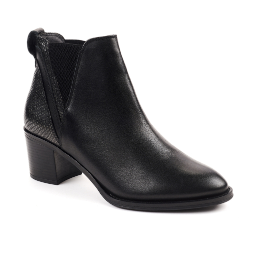 MINT-G Kadın Deri Bot Siyah - Forelli
