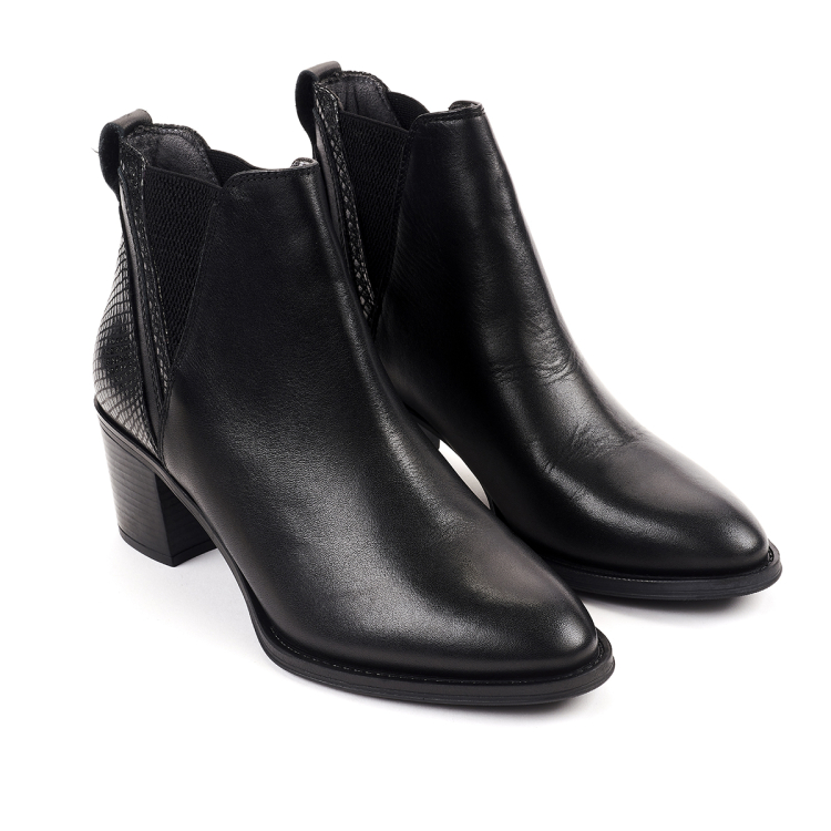 MINT-G Kadın Deri Bot Siyah - Forelli (1)