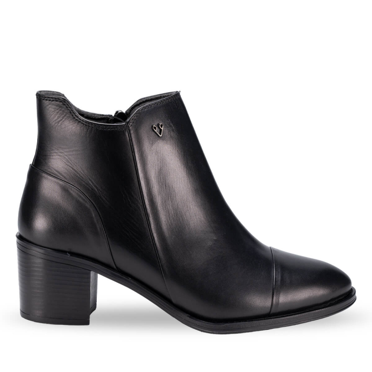ZERO-G Kadın Deri Bot Siyah - Forelli