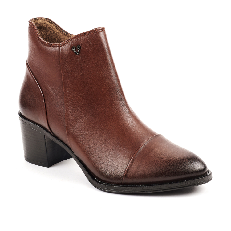 ZERO-G Kadın Deri Bot Taba - Forelli