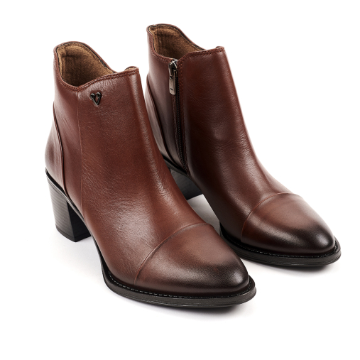 ZERO-G Kadın Deri Bot Taba - 2