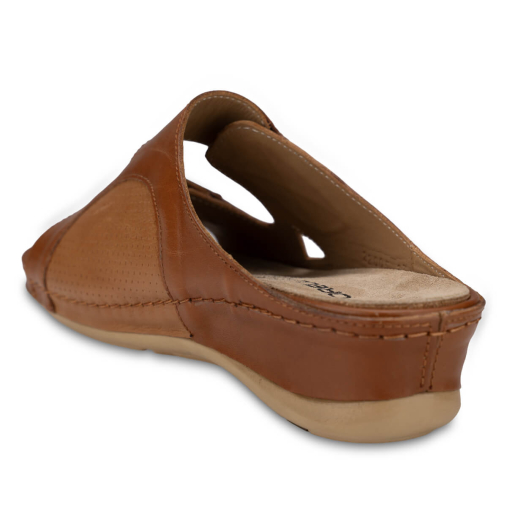 URSULA-G Kadın Deri Hallux Terlik Taba - 5