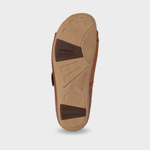 URSULA-G Kadın Deri Hallux Terlik Taba - 5