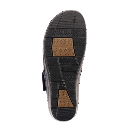 BIANCA-H Kadın Deri Terlik Lacivert - 3