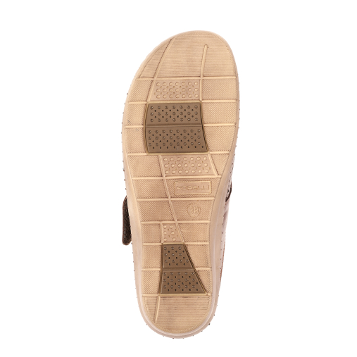 BIANCA-H Kadın Deri Terlik Taba - 3