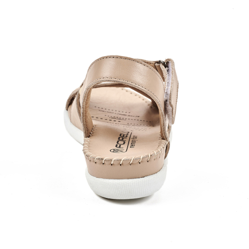 ILYA-G Kadın Deri Sandalet Bej - 3
