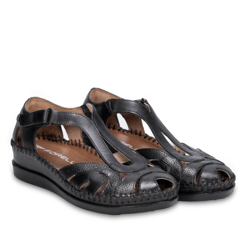SALLY-G Kadın Deri Sandalet Siyah - Forelli (1)