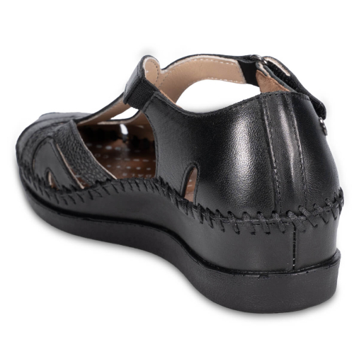 SALLY-G Kadın Deri Sandalet Siyah - 4