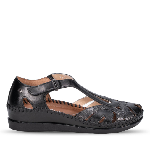 SALLY-G Kadın Deri Sandalet Siyah - Forelli