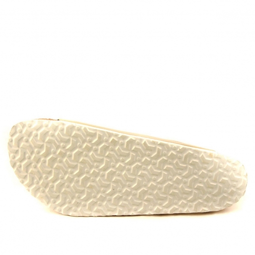 LOTUS-H Kadın Deri Terlik Gümüş - 4