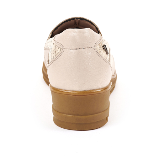 MIMOZA-H Kadın Deri Hallux Ayakkabı Bej - 3