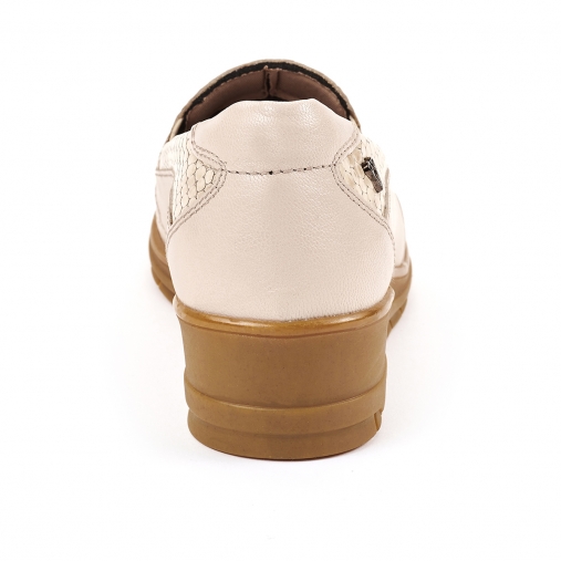 MIMOZA-H Kadın Deri Hallux Ayakkabı Bej - 3