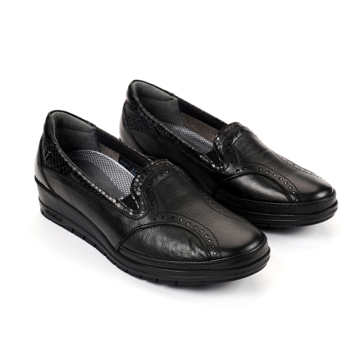 MIMOZA-H Kadın Deri Hallux Ayakkabı Siyah - 4