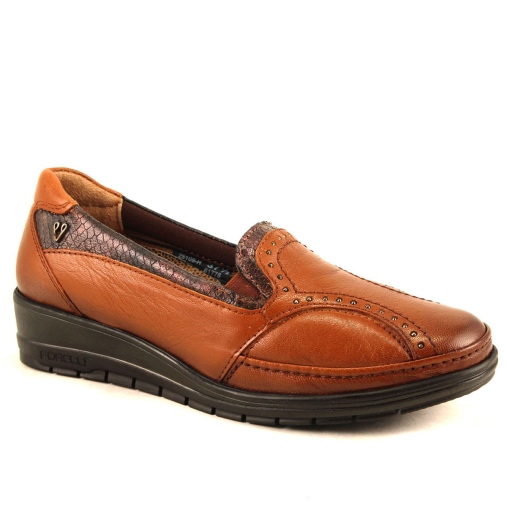 MIMOZA-H Kadın Deri Hallux Ayakkabı Taba - Forelli (1)