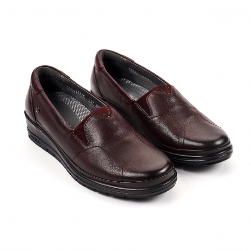 NINA-H Kadın Deri Hallux Ayakkabı Bordo - 2