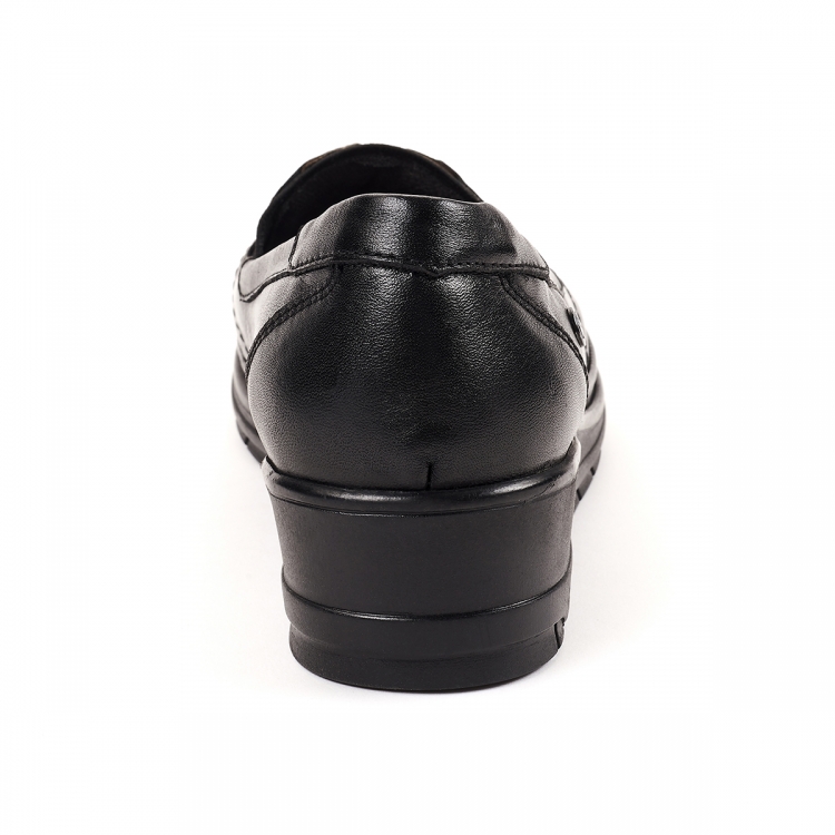 NINA-H Kadın Deri Hallux Ayakkabı Siyah - Forelli (1)