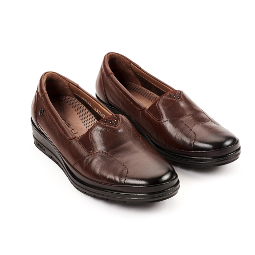 NINA-H Kadın Deri Hallux Ayakkabı Taba - 4