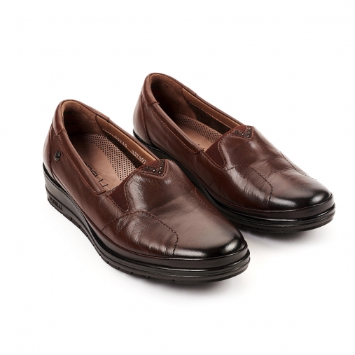 NINA-H Kadın Deri Hallux Ayakkabı Taba - 4