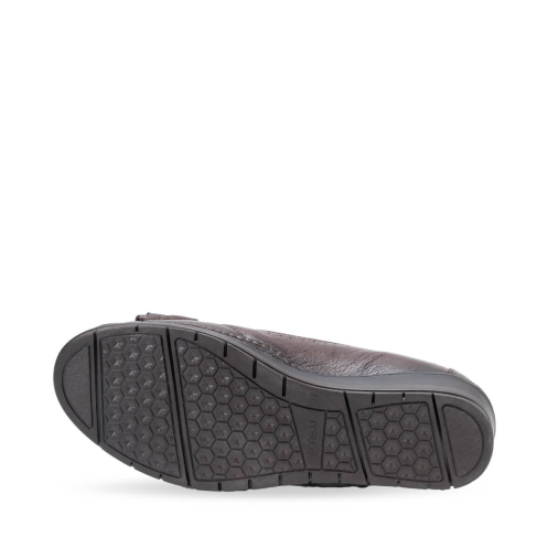 25140-H Kadın Deri Hallux Ayakkabı Kahve - 4