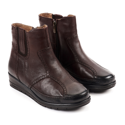 MOLY-H Kadın Deri Hallux Bot Kahve - Forelli (1)