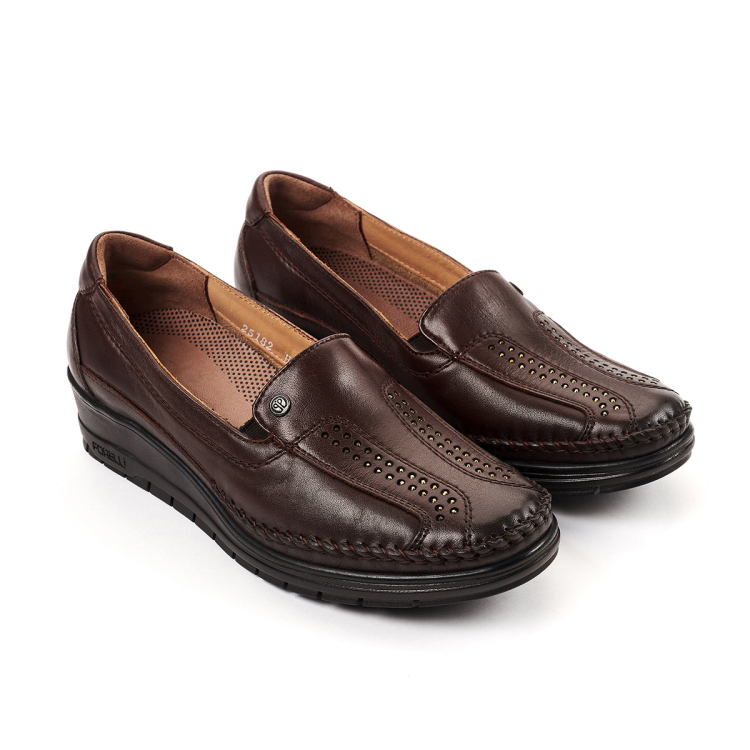 MORIZA-H Kadın Deri Hallux Ayakkabı Kahve - Forelli (1)