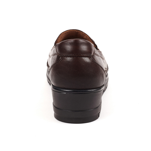 MORIZA-H Kadın Deri Hallux Ayakkabı Kahve - 3