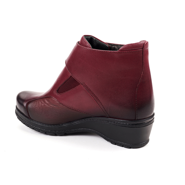 VIONIC-K Kadın Deri Hallux Bot Bordo - Forelli (1)