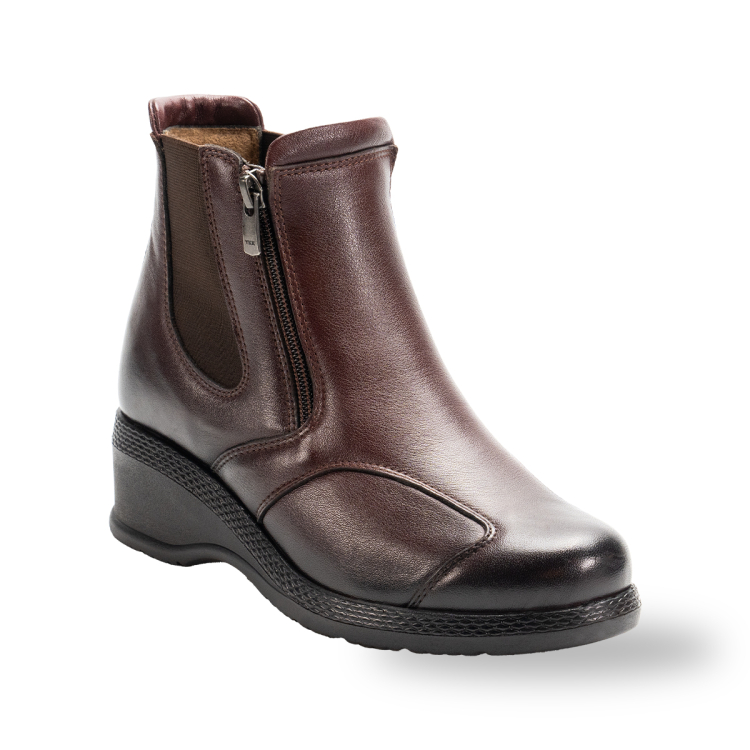 DUDE-K Kadın Deri Hallux Bot Kahve - Forelli (1)