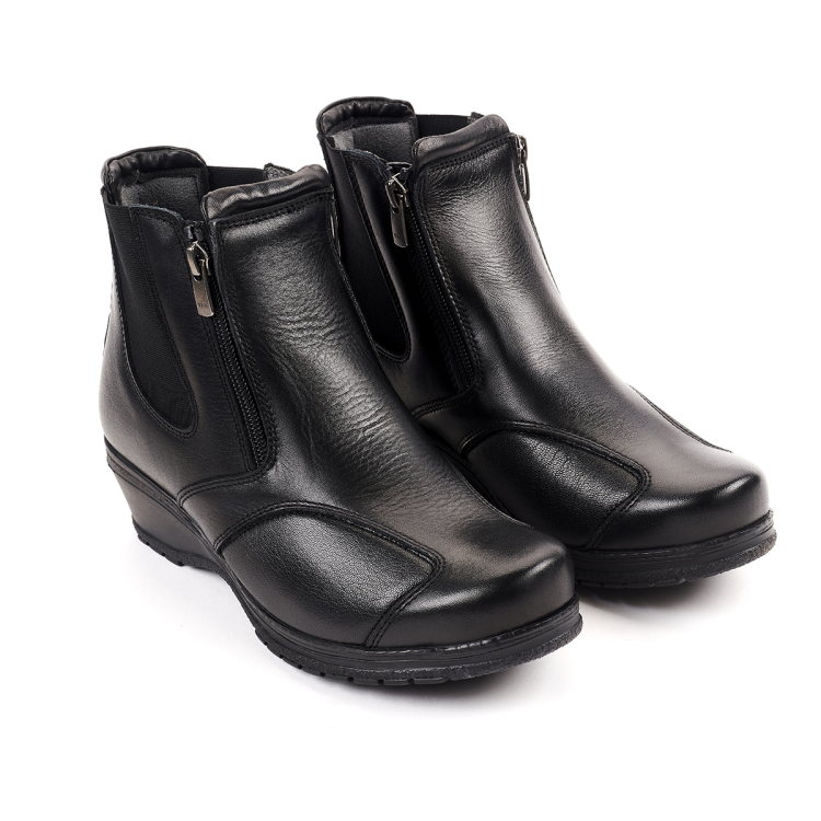 DUDE-K Kadın Deri Hallux Bot Siyah - Forelli (1)