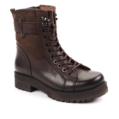 25951-G Kadın Bot Kahve - 1