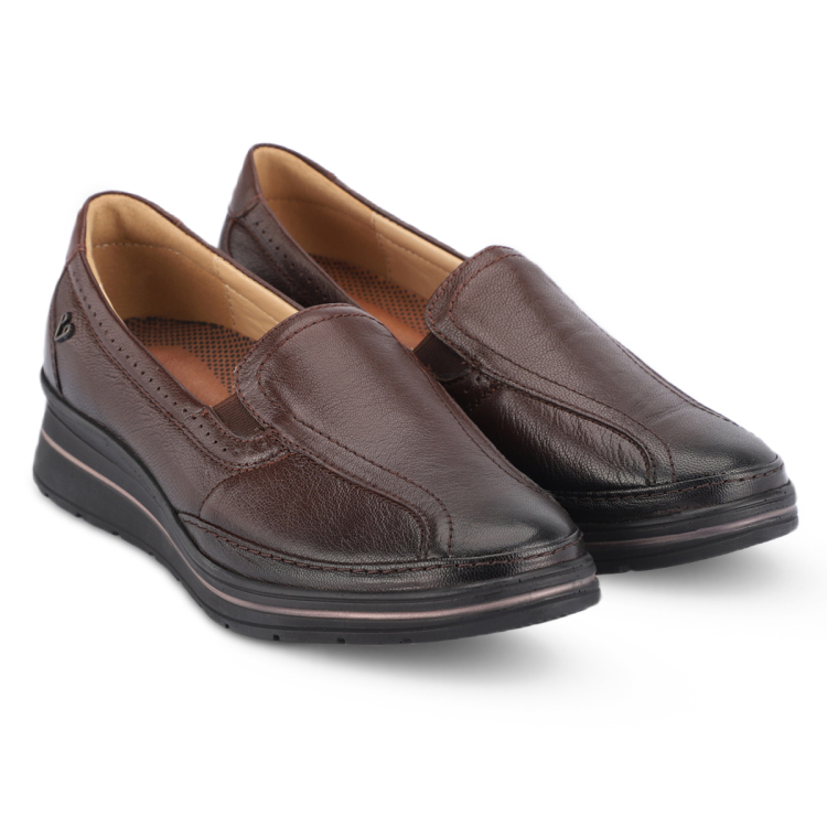 SUMELA-H Kadın Deri Hallux Ayakkabı Kahve - Forelli (1)