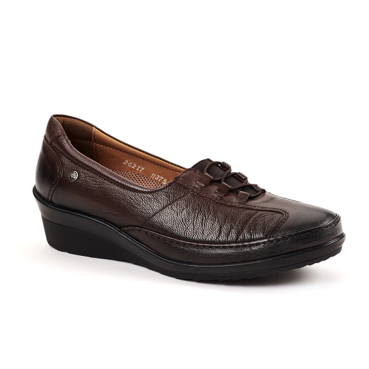 SALDA-H Kadın Deri Hallux Ayakkabı Kahve - Forelli